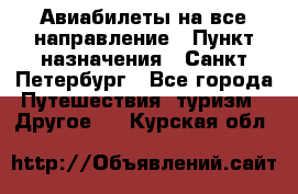 Авиабилеты на все направление › Пункт назначения ­ Санкт-Петербург - Все города Путешествия, туризм » Другое   . Курская обл.